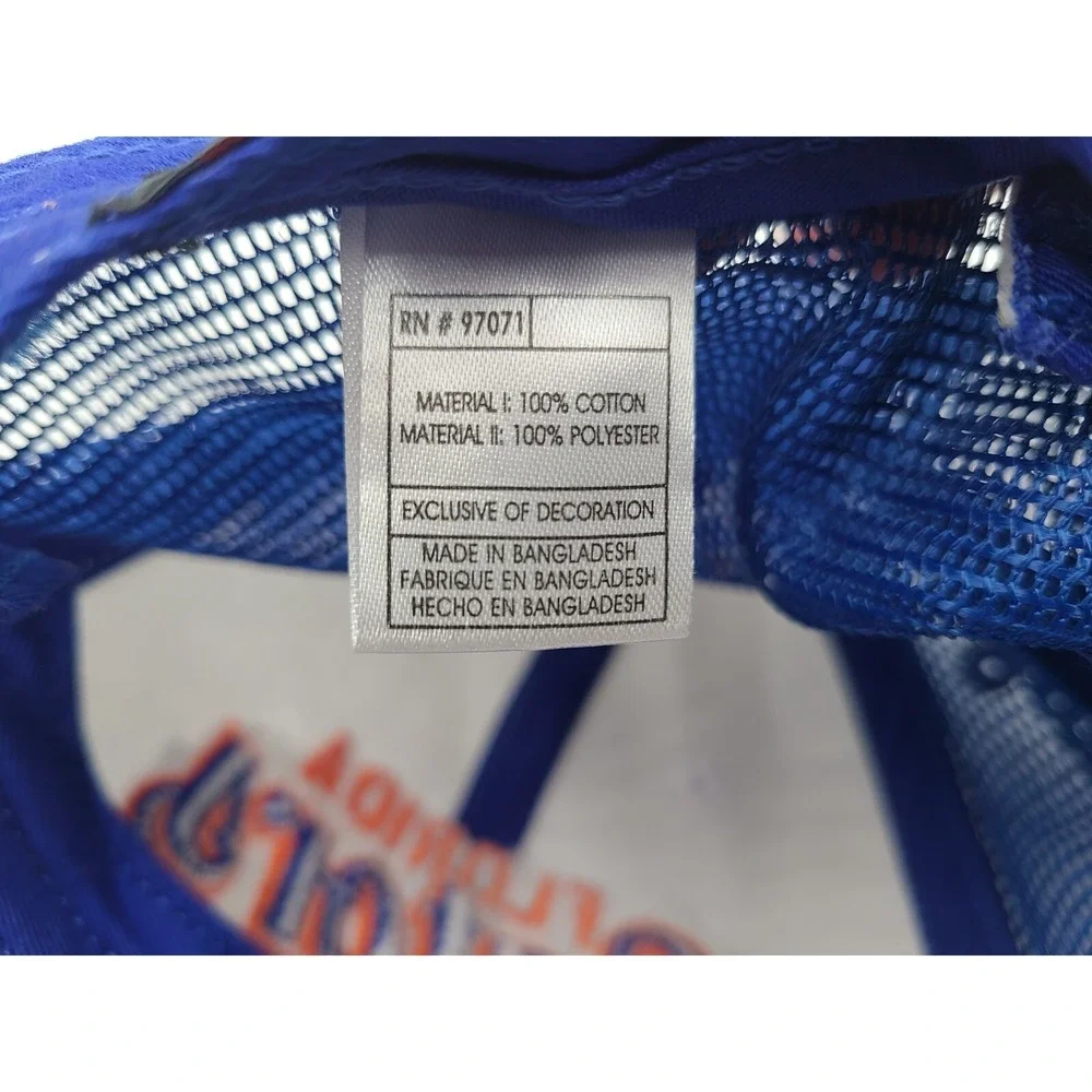 University of Florida Gators Captivating Mesh Snapback Hat Cap NCAA White Blue